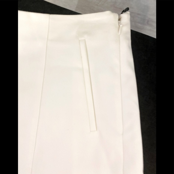 I State Ivory Ruffle Hem Welt Pockets Side Zipper Size 8 NWT - Picture 7 of 16